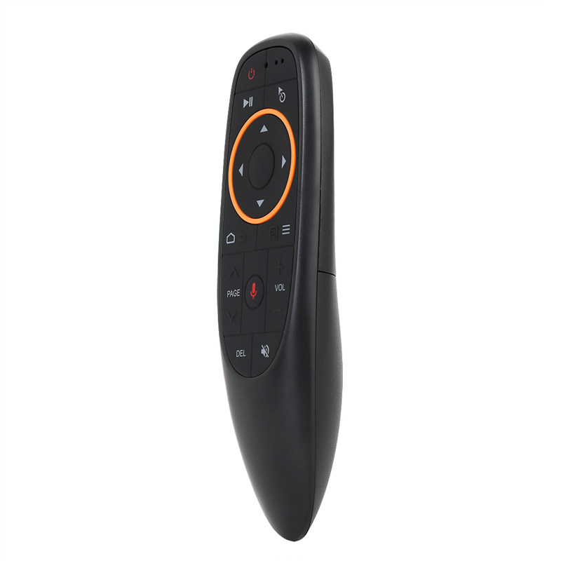 G10S Voice Air Mouse with USB 2.4GHz Wireless 6 Axis Gyroscope Microphone IR Remote Control For Laptop PC Android TV Box