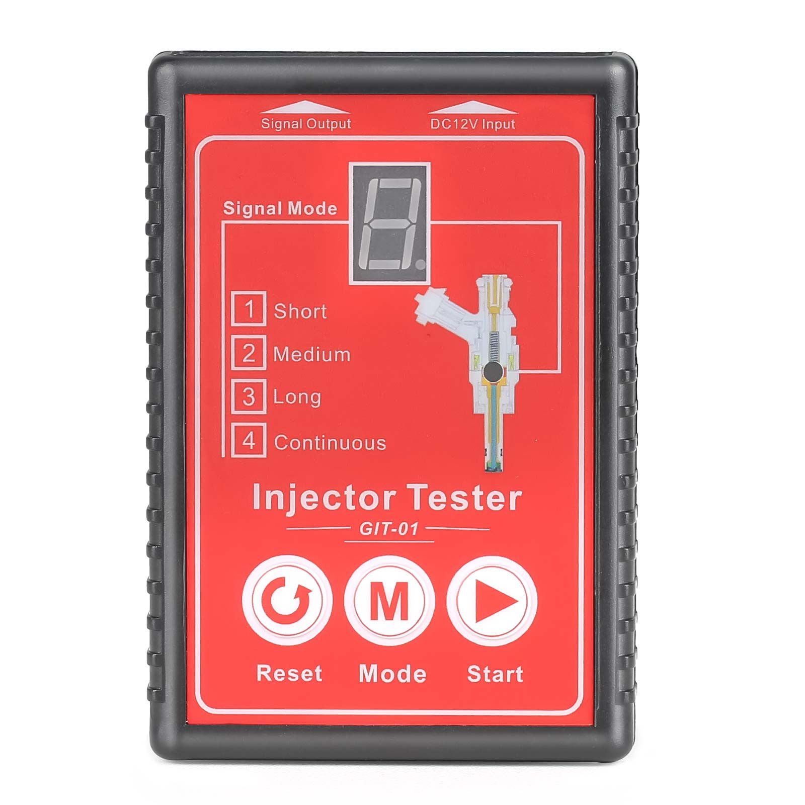 GIT-01 Fuel Injection Drivebox Injector Tester With Universal Plugs to Test All kinds of Injectors Frequency Lock Function