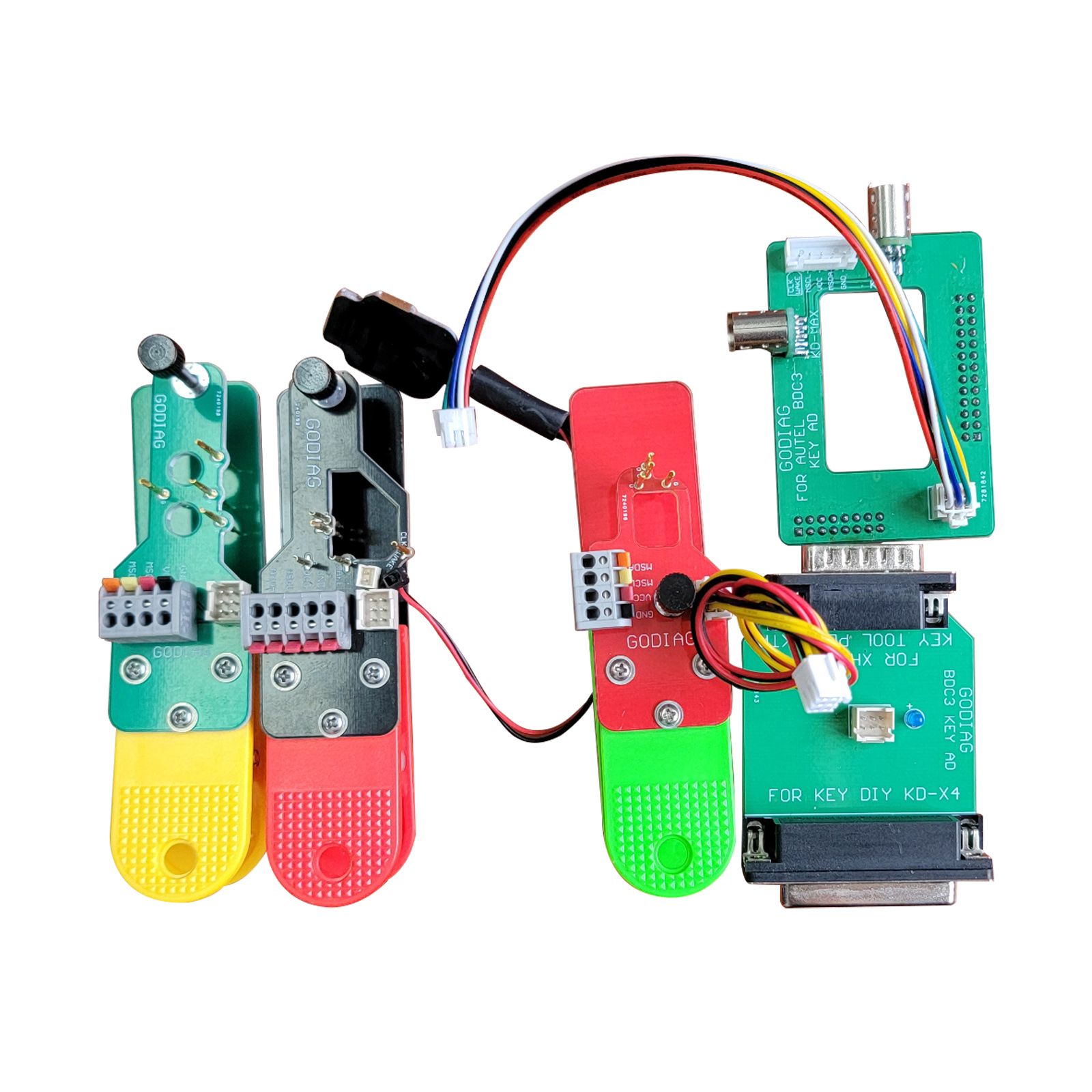 2026 GODIAG BDC3 Adapter Kit Support BDC03 Key/ BCP U Key/ BDC3 LCD Key for Connecting XHORSE, AUTEL, KEYDIY, KYDZ Devices