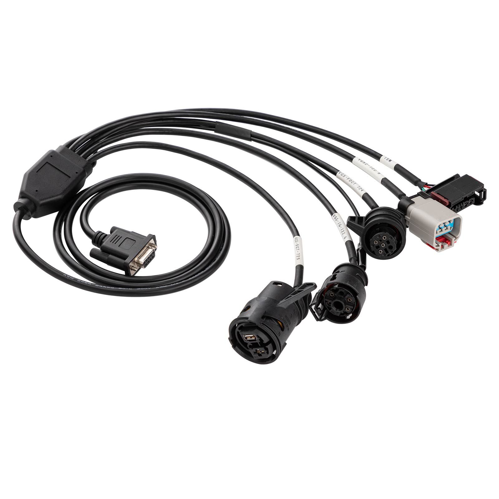 2025 GODIAG Gearbox ISM Cable 5-in-1 Set for Mercedes Benz VGS-FDCT 724/ VGS2-722.8/ VGS-7Gtronic-722.9/ VGS-9GT-725/ ISM