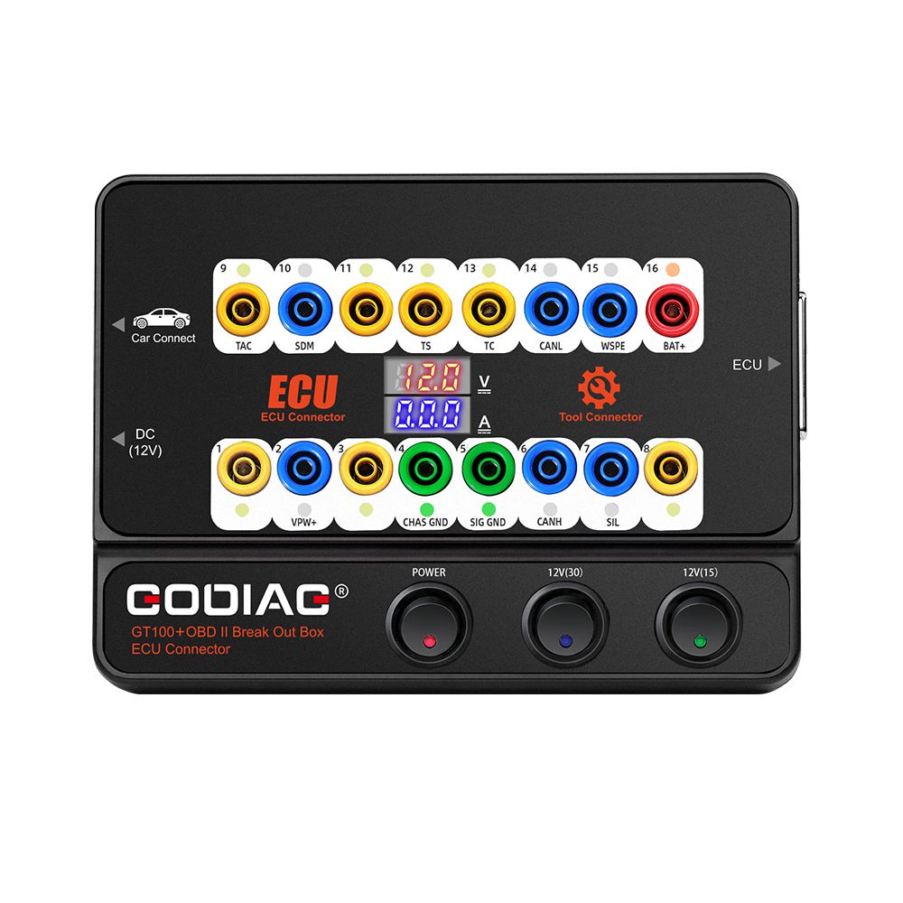 GODIAG GT100+ GT100 Pro Breakout Box Plus BMW CAS1/ CAS2/ CAS3/ CAS4/ CAS4+ and FEM/ BDC Test Platform For CAS Data Read Write Program All Key Lost