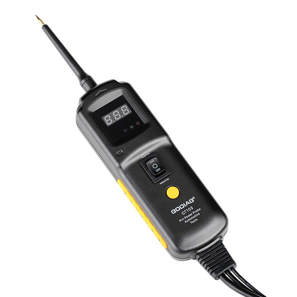 GODIAG GT102 PIRT Power Probe + Car Power Line Fault Finding + Fuel Injector Cleaning and Testing + Relay Testing Car Diagnostic Tool