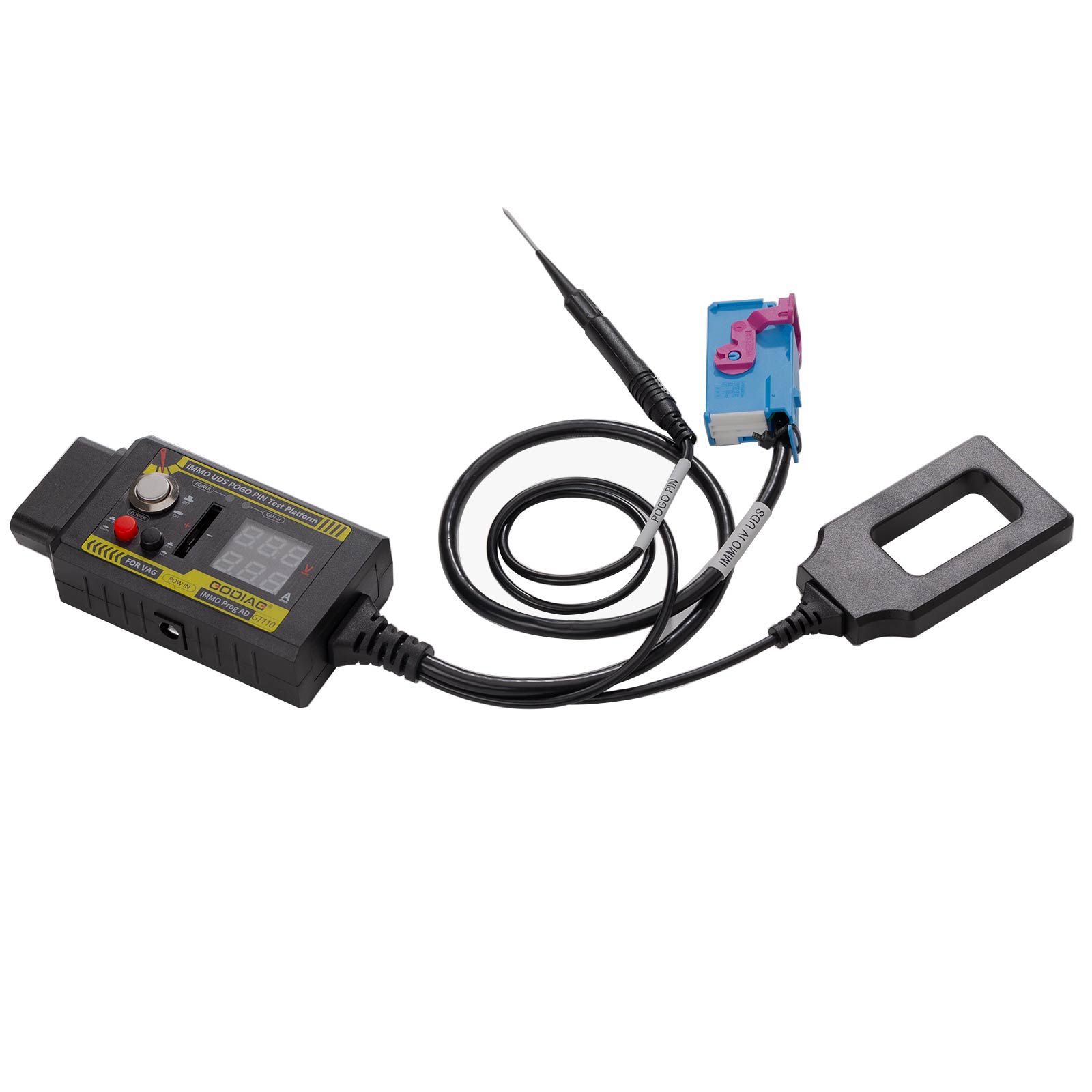 GODIAG GT110 for VW Skoda Seat CAN-Bus UDS 4th Generation IMMO System Test Platform Cable with POGO PIN to Read & Write POGO PIN Data