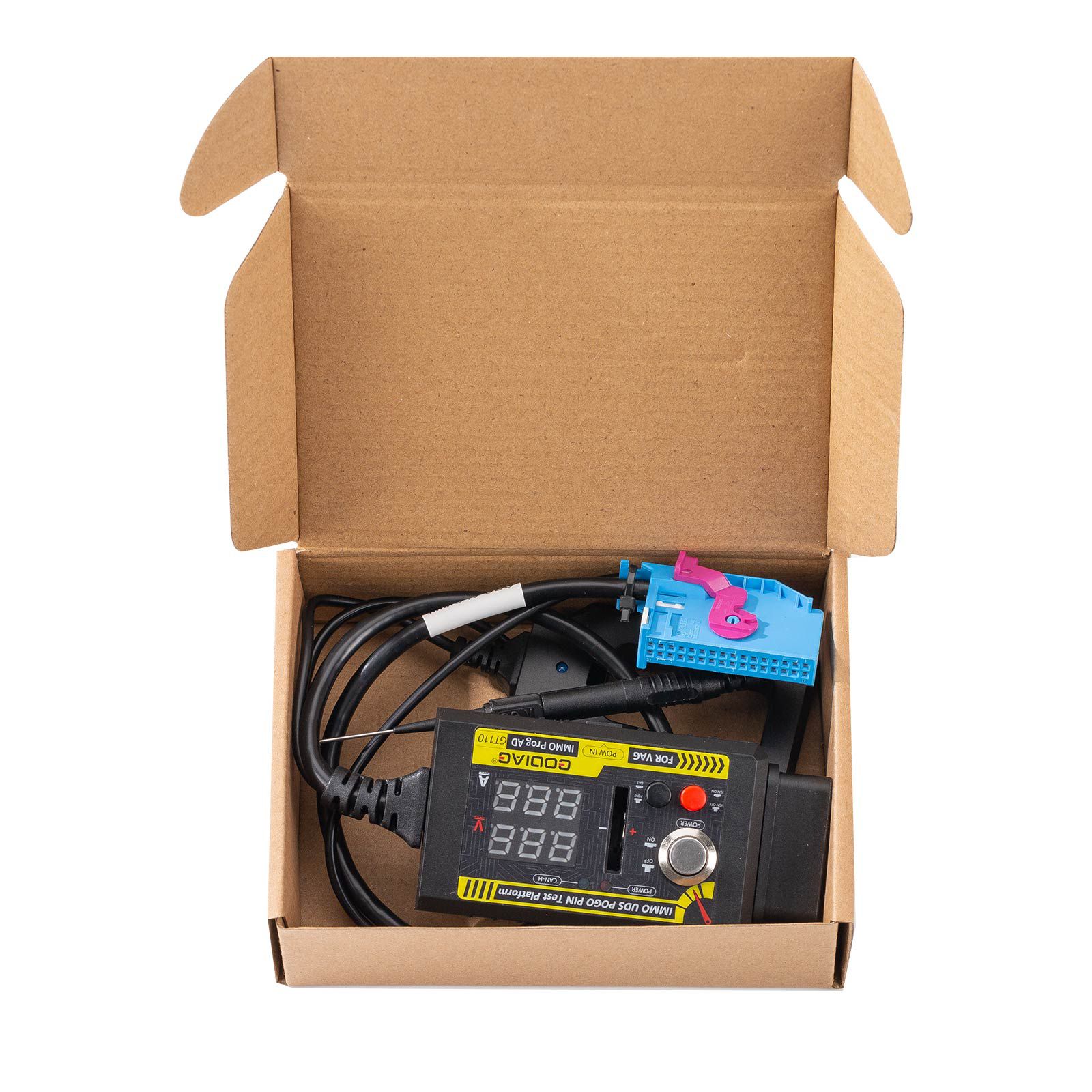 GODIAG GT110 for VW Skoda Seat CAN-Bus UDS 4th Generation IMMO System Test Platform Cable with POGO PIN to Read & Write POGO PIN Data