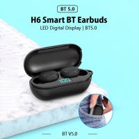 H6 TWS True Wireless Earbuds In-Ear Headphones IPX4 Waterproof Bluetooth 5.0 Gaming Headset Noise Cancellation Binaural Audio