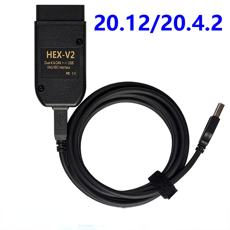 HEX V2 Obd2 Scanner vcds 21.9FOR V-W For AUDI ATMEGA162+16V8+FT232RQ with best quality