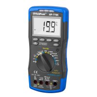 HP-770K Automotive AC/DC Dwell Multimeter With Temperature Resistance Handsel RPM Indudctive Pick-up or AC/DC Current Clamp Adapter