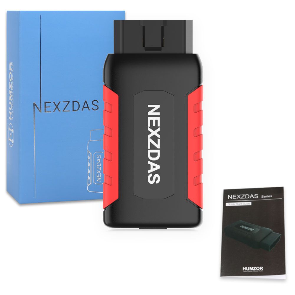 Humzor NexzDAS ND606 Support Diagnostic+Special Functions+Key Programming for Both 12V/24V Cars and Heavy Duty Trucks 