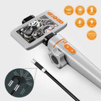 180 Degree Inspection Camera Articulating Industrial Endoscope Camera 6mm/ 8.5mm HD Pipe Camera With 6 LED for iPhone Android
