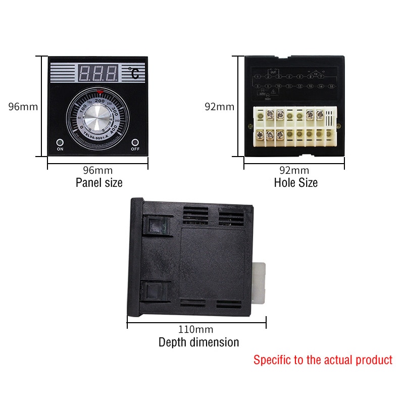 TEL96-9001-K Intelligent Temperature Control Regulator Thermostat TEL96-9001 Special Temperature Controller For Oven 220V/380VAC