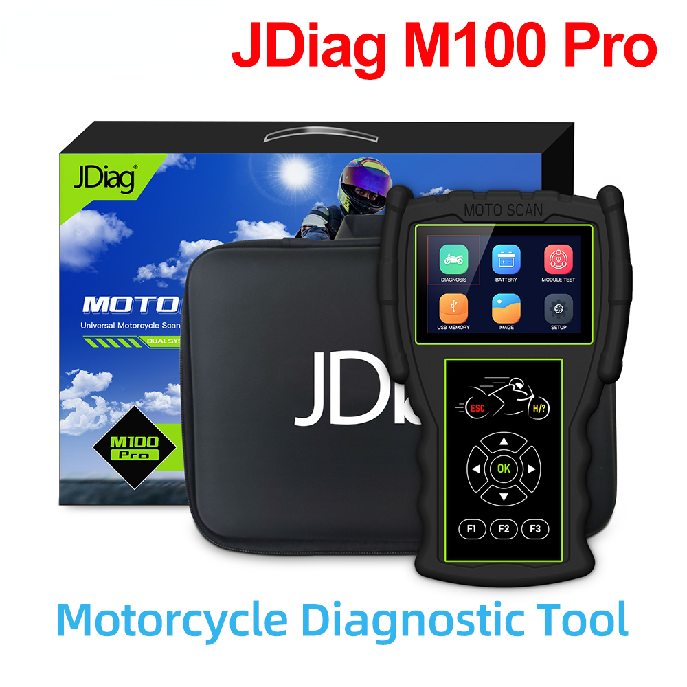 Jdiag M100 Pro Motorbike Diagnostic Scanner D87 D88 Motorcycle Function Diagnostic Tool Scan 1914