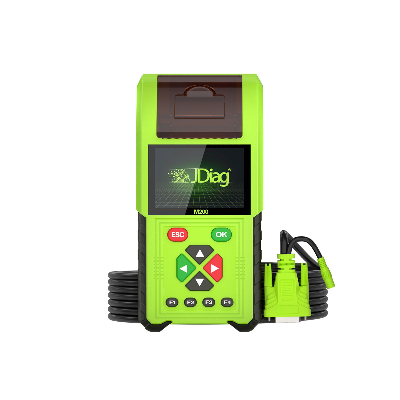 JDiag M200 Full Version Handheld Motorcycle Diagnostic Tool, Dual System Motorcycle Tester + Professional Battery Tester