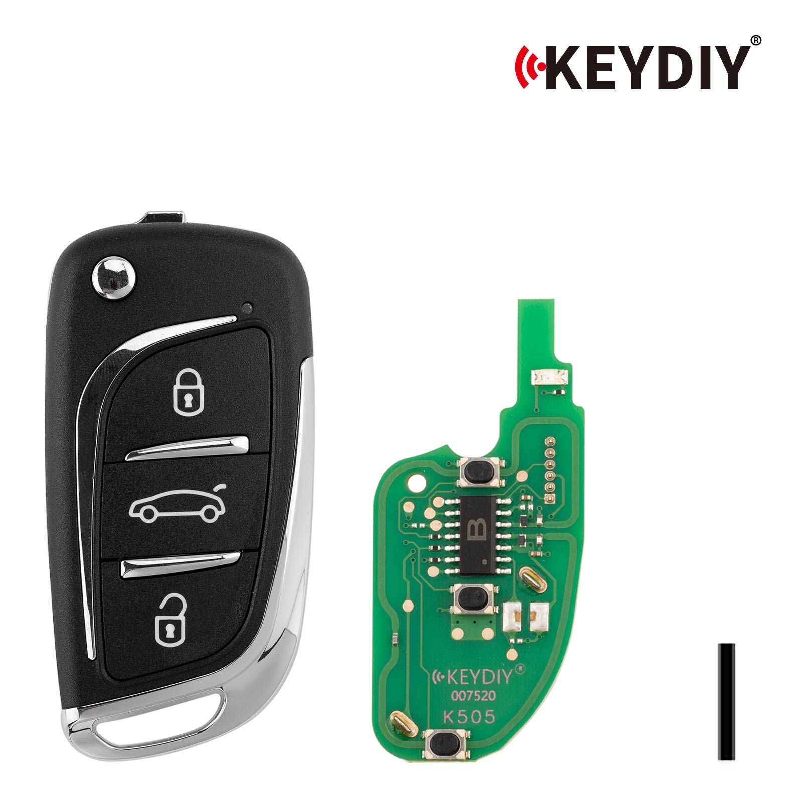 KEYDIY KD B11-3 (NEW) Universal Flip Remote Key 3 Buttons 5pcs/lot