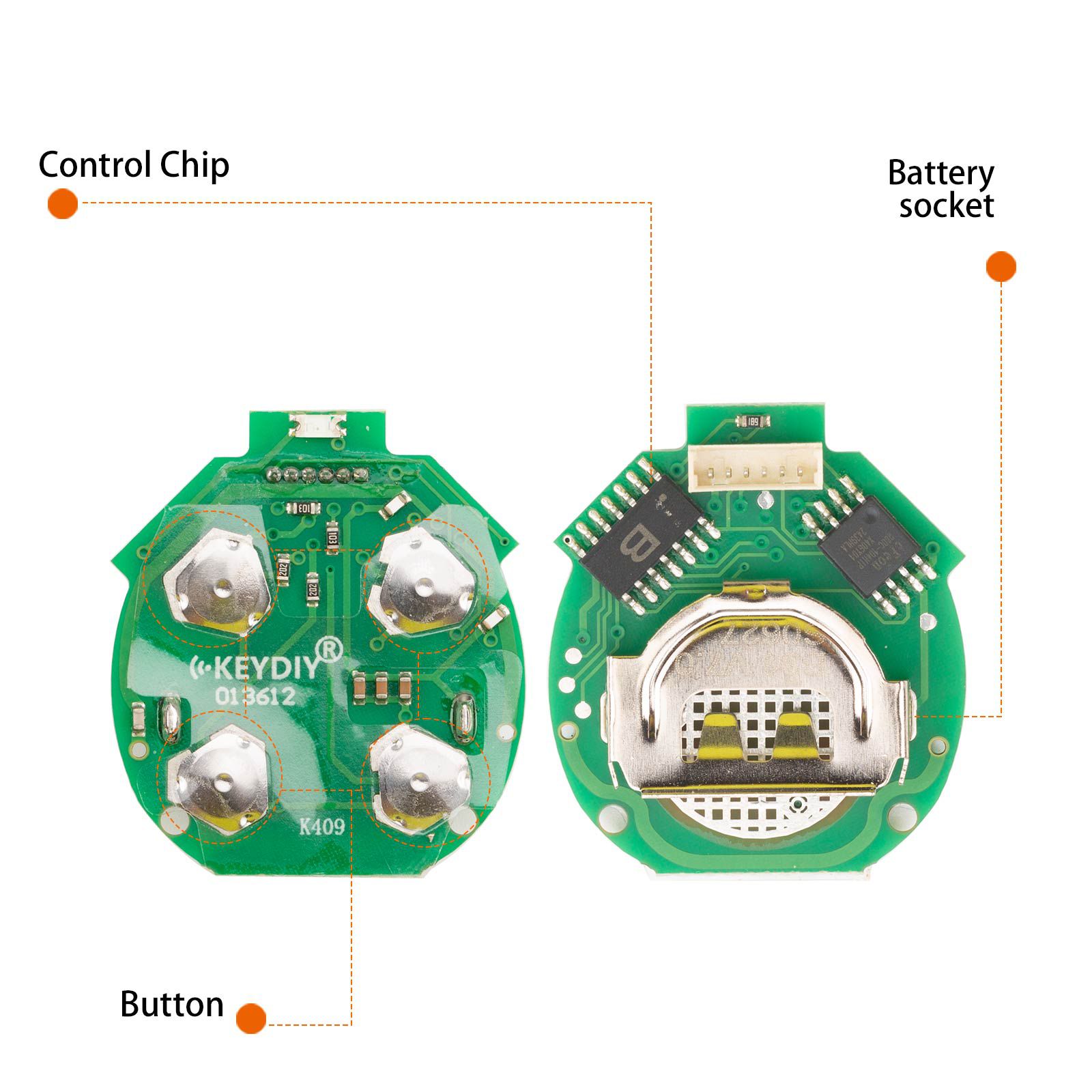 KEYDIY KD B31-4 Symbol Version Universal Remote Key 4 Buttons Garage Type 5pcs/lot