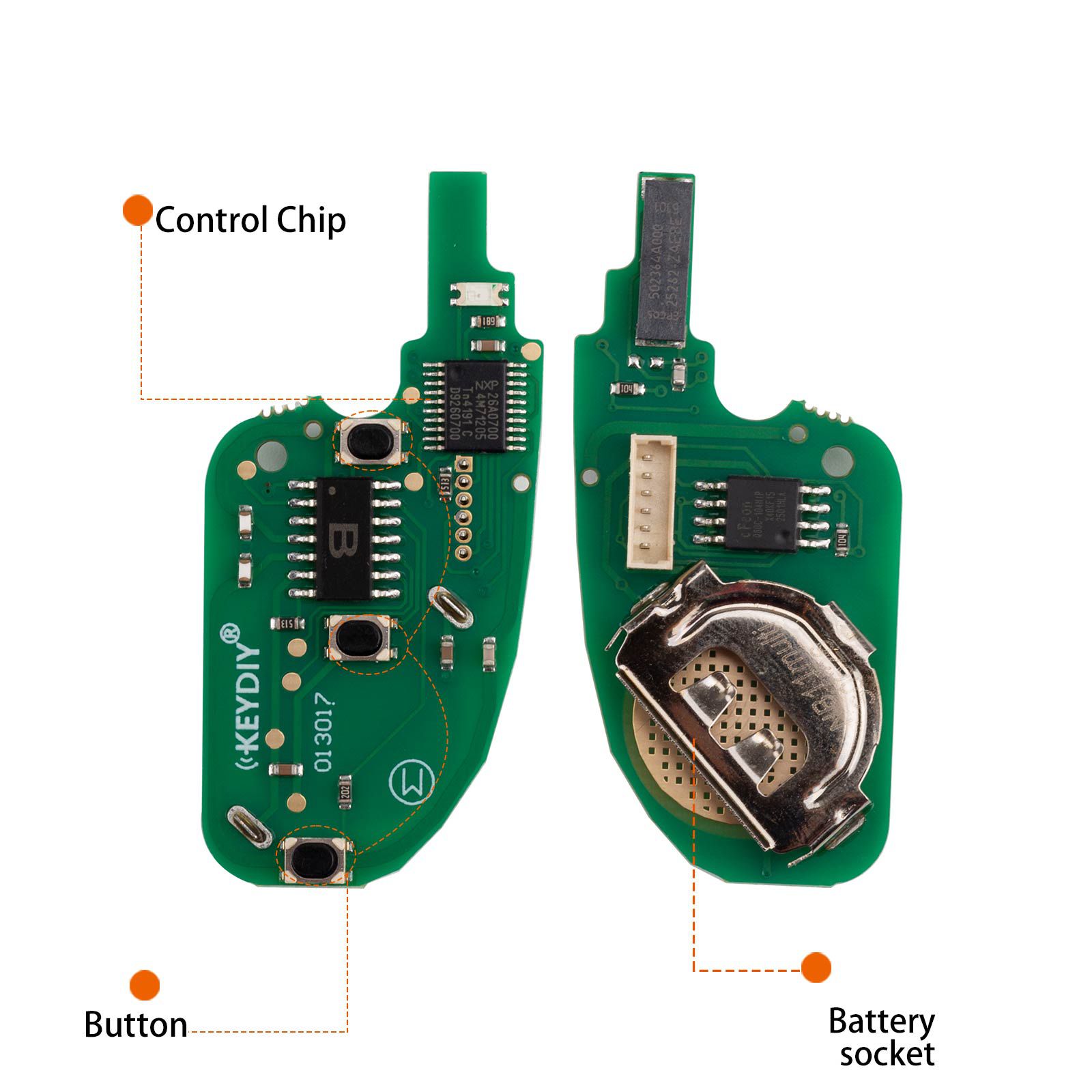 KEYDIY KD NB11-3 Universal Remote Key 3 Buttons 5pcs/lot