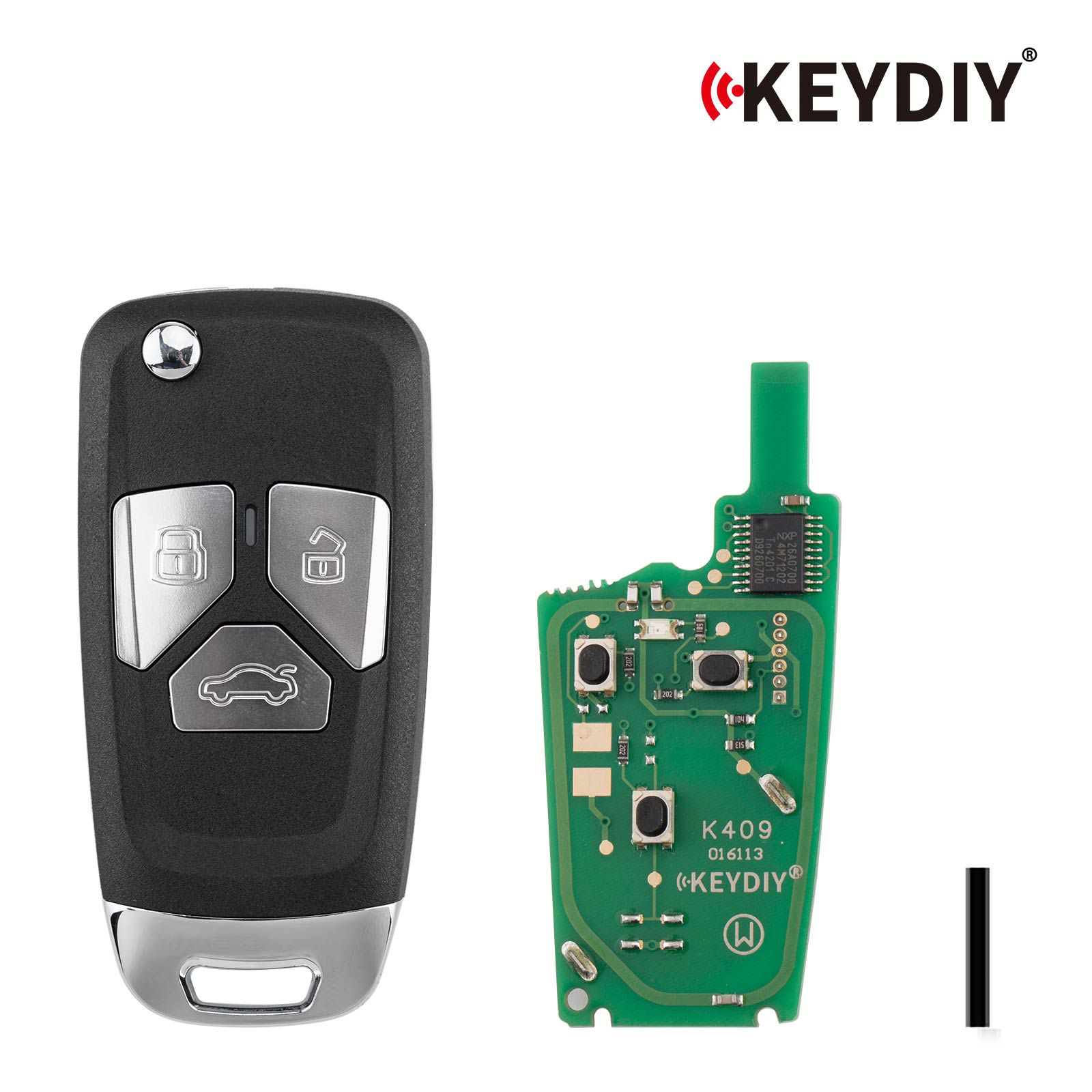 KEYDIY KD NB27-3 Universal Flip Remote 3 Buttons for Audi Type 5pcs/lot