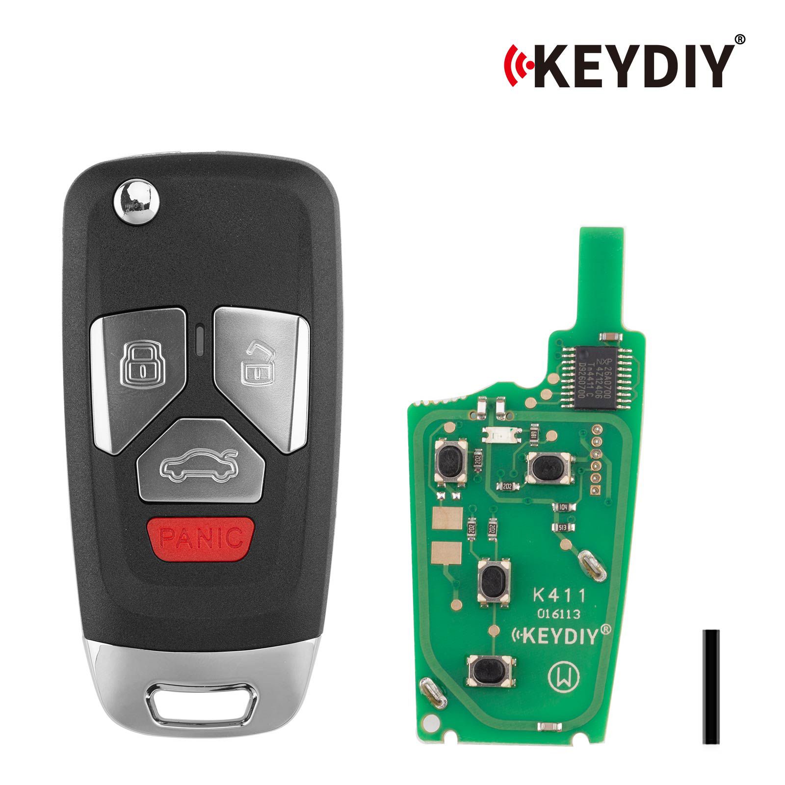 KEYDIY KD NB27-4 Universal Remote Key 4 Buttons 5pcs/lot