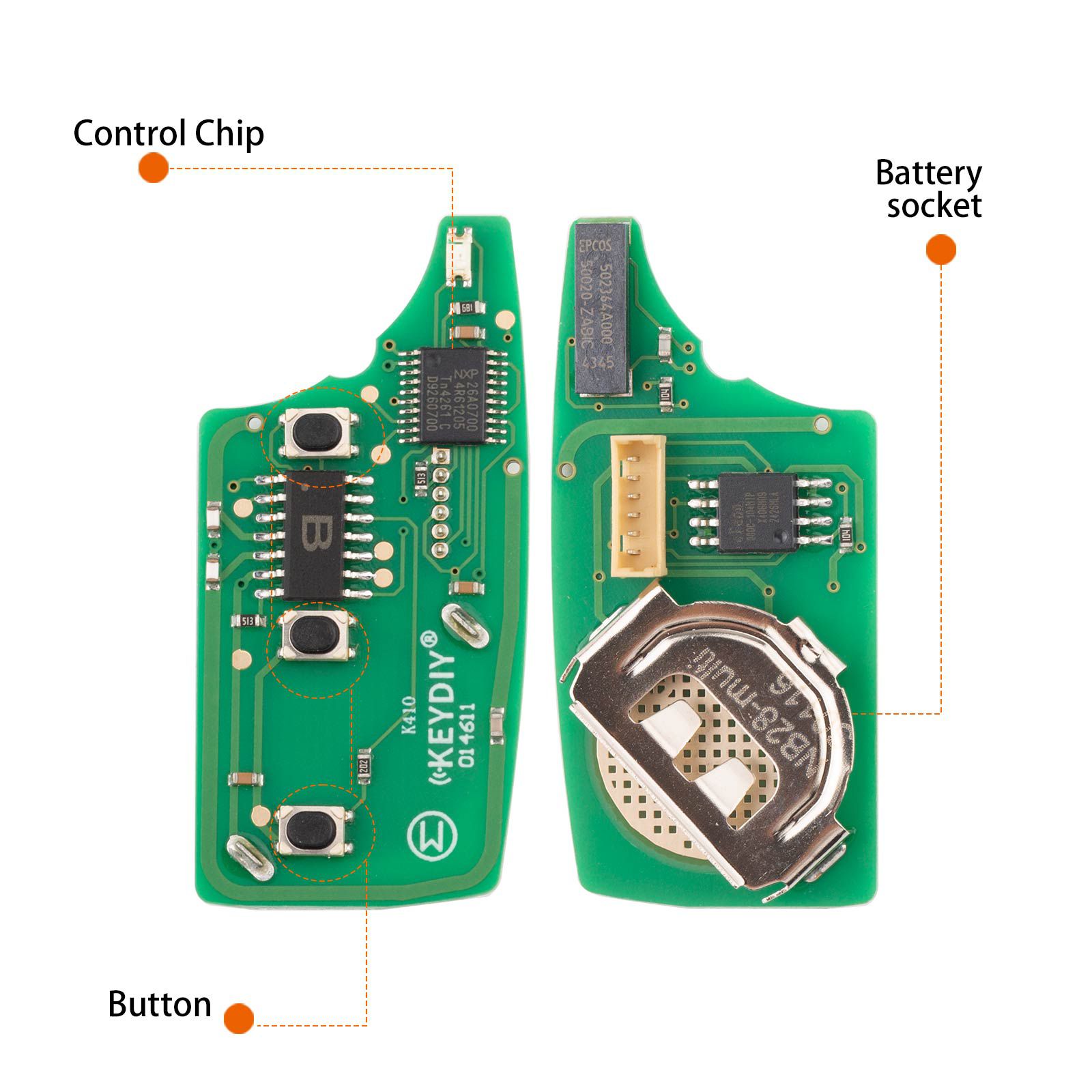 KEYDIY KD NB28-3 Universal Remote Key 3 Buttons 5pcs/lot