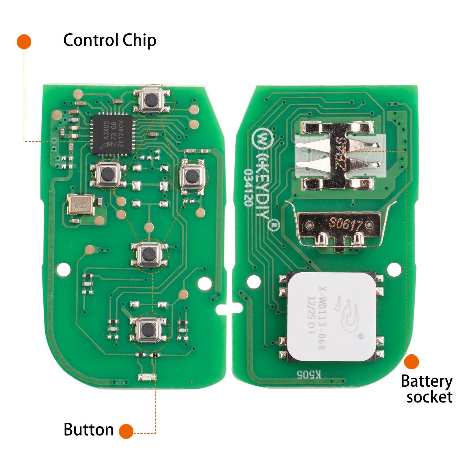 KEYDIY KD ZB46-4 (Start) Universal Smart Remote Key 4 Buttons for Honda Type 5pcs/lot