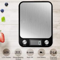 10kg 1g Kitchen Scale Weighing Scale Food Diet Balance Measuring Tool  Stainless Steel Multi-Function Electronic Scales 7 Units
