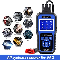 KONNWEI KW450 OBD2 Diagnostic Tool for VAG Cars VW Audi ABS Airbag Oil ABS EPB DPF SRS TPMS Reset Full Systems Scanner VAG COM