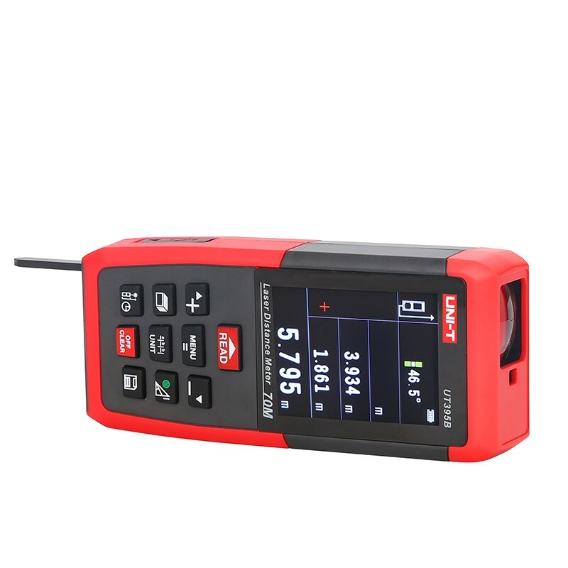 UNI-T UT395A/B/C Handheld Laser Rangefinder Distance Meter LM50V LM70V LM100V Medidor Laser Tape Build Measure Device Electronic Ruler