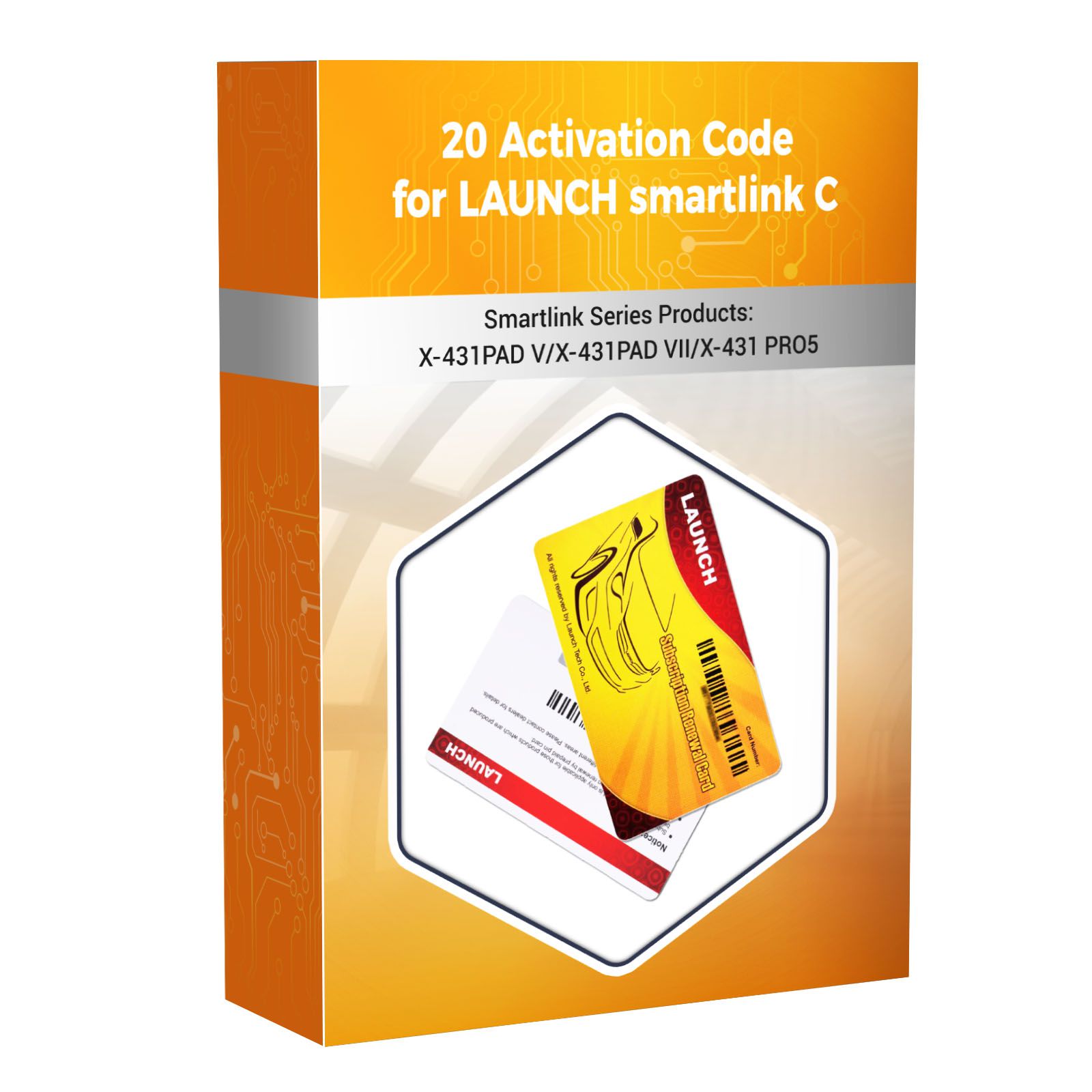 Launch - 20 Times Activation Card For Smartlink C Super Remote Diagnosis Function