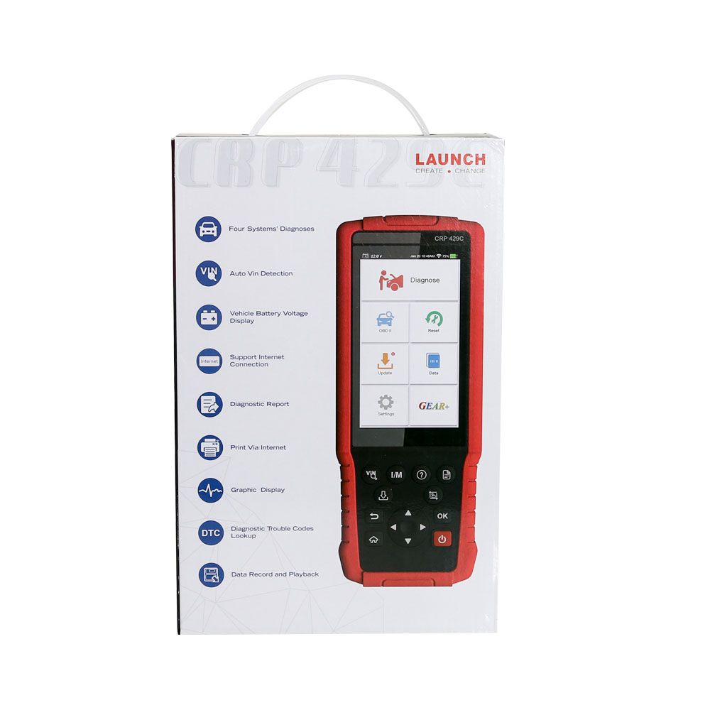 LAUNCH X431 CRP429C Auto Diagnostic Tool for Engine/ABS/SRS/AT+11 Service CRP 429C OBD2 Code Scanner Better than CRP129