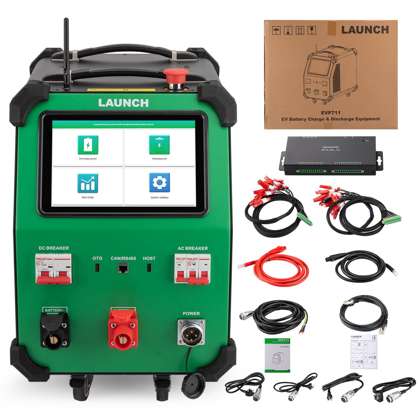 LAUNCH EVP711 EV Battery Pack Module Charging and Discharging Device