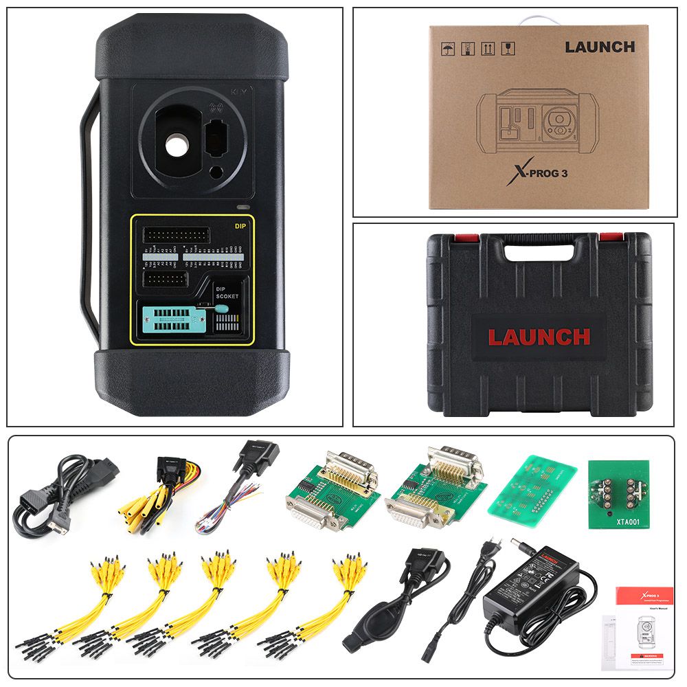 2024 LAUNCH X431 PAD Ⅶ Elite PAD 7 Plus GIII X-Prog 3 Advanced Immobilizer & Key Programmer Plus IMMO programmer MCU3 Adapter