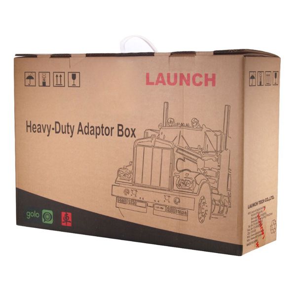 LAUNCH X431 HD Heavy Duty Adapter Box HD Module Truck Diagnostic Adapter for X-431 V+/X431 Pad II Update Online