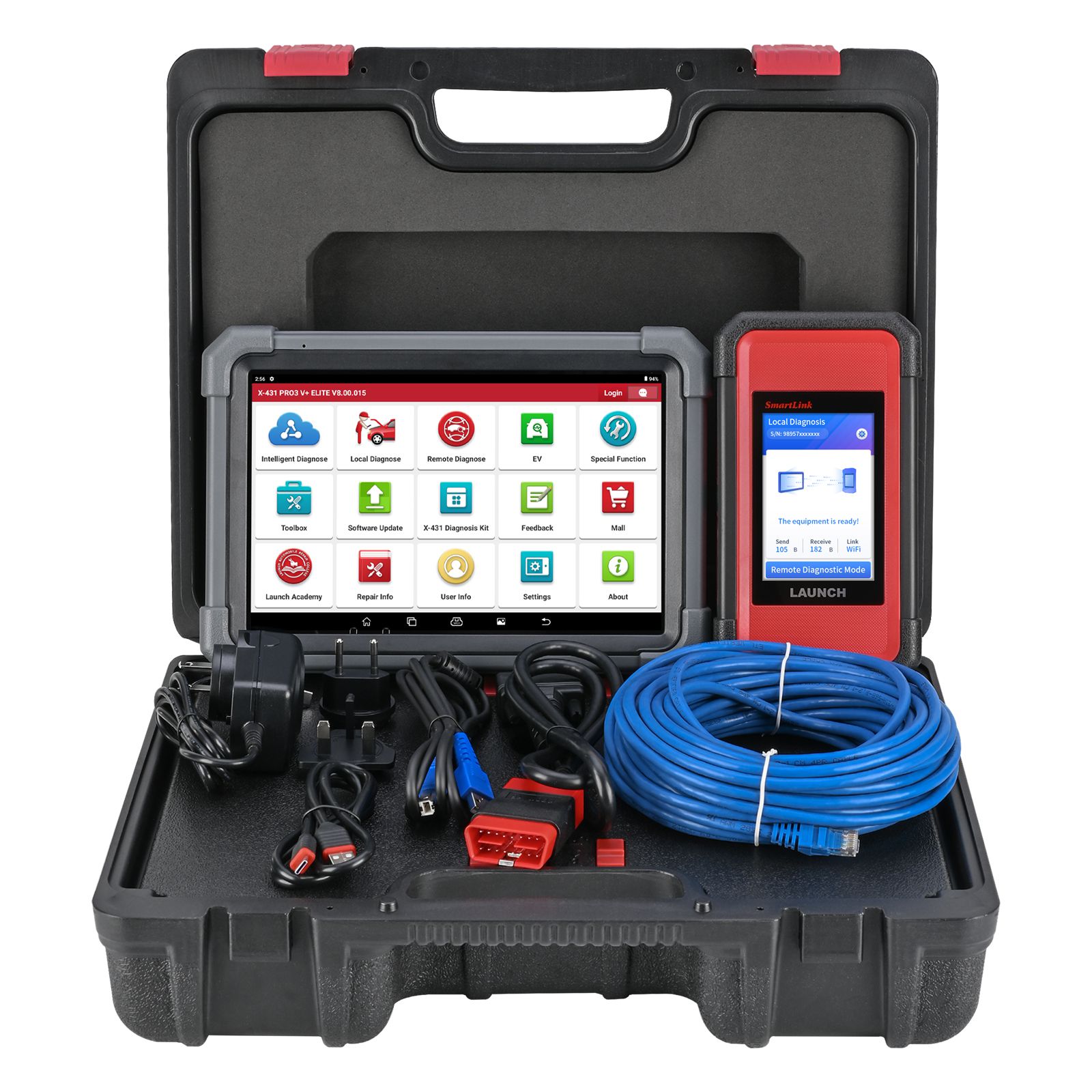 LAUNCH X431 PRO3 V+ ELITE 10.1 inch Diagnostic Tool with SmartLink 2.0 Support CAN 2.0, CANFD, DoIP and J2534 Same as PRO3S+ ELITE