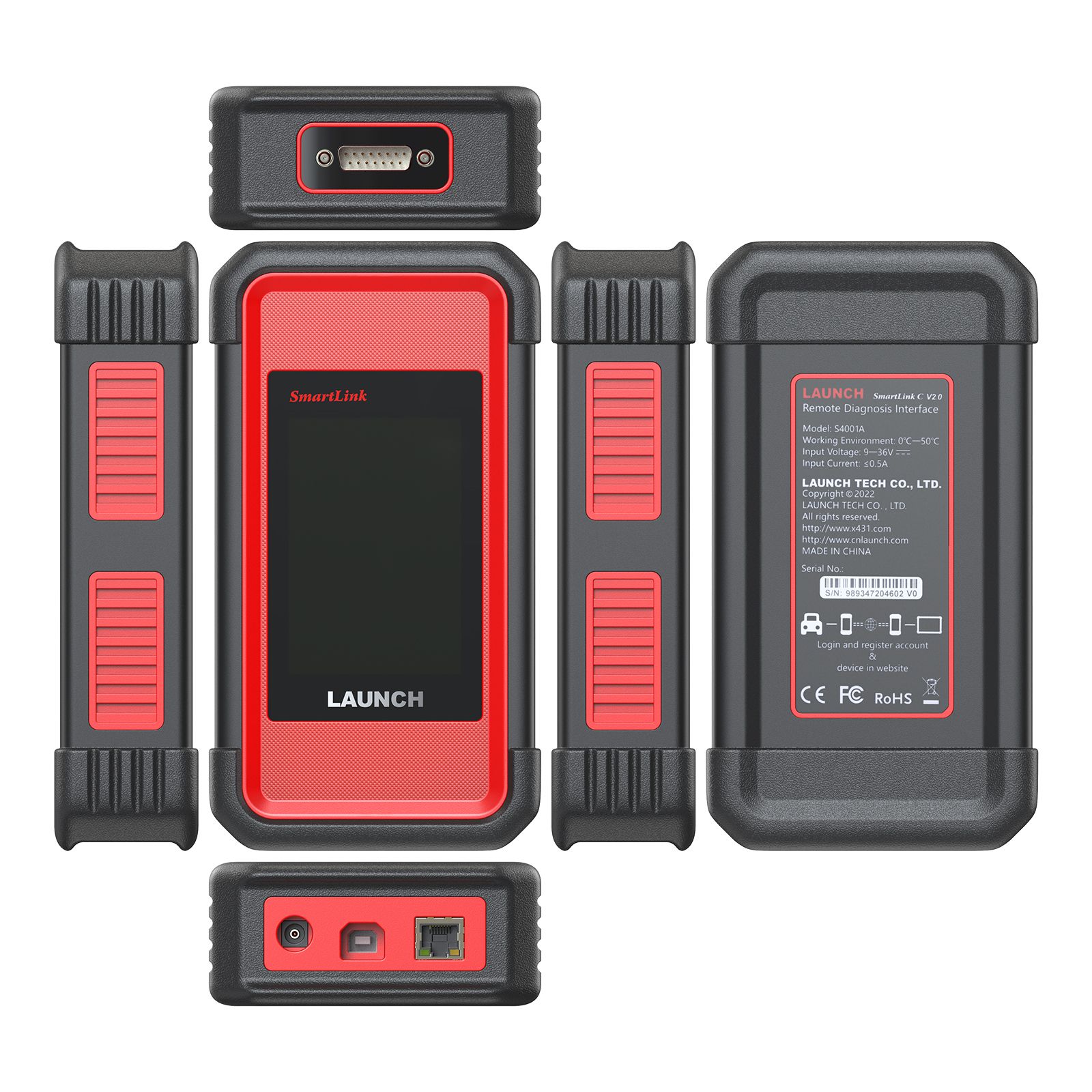 LAUNCH X431 PRO3 V+ ELITE 10.1 inch Diagnostic Tool with SmartLink 2.0 Support CAN 2.0, CANFD, DoIP and J2534 Same as PRO3S+ ELITE