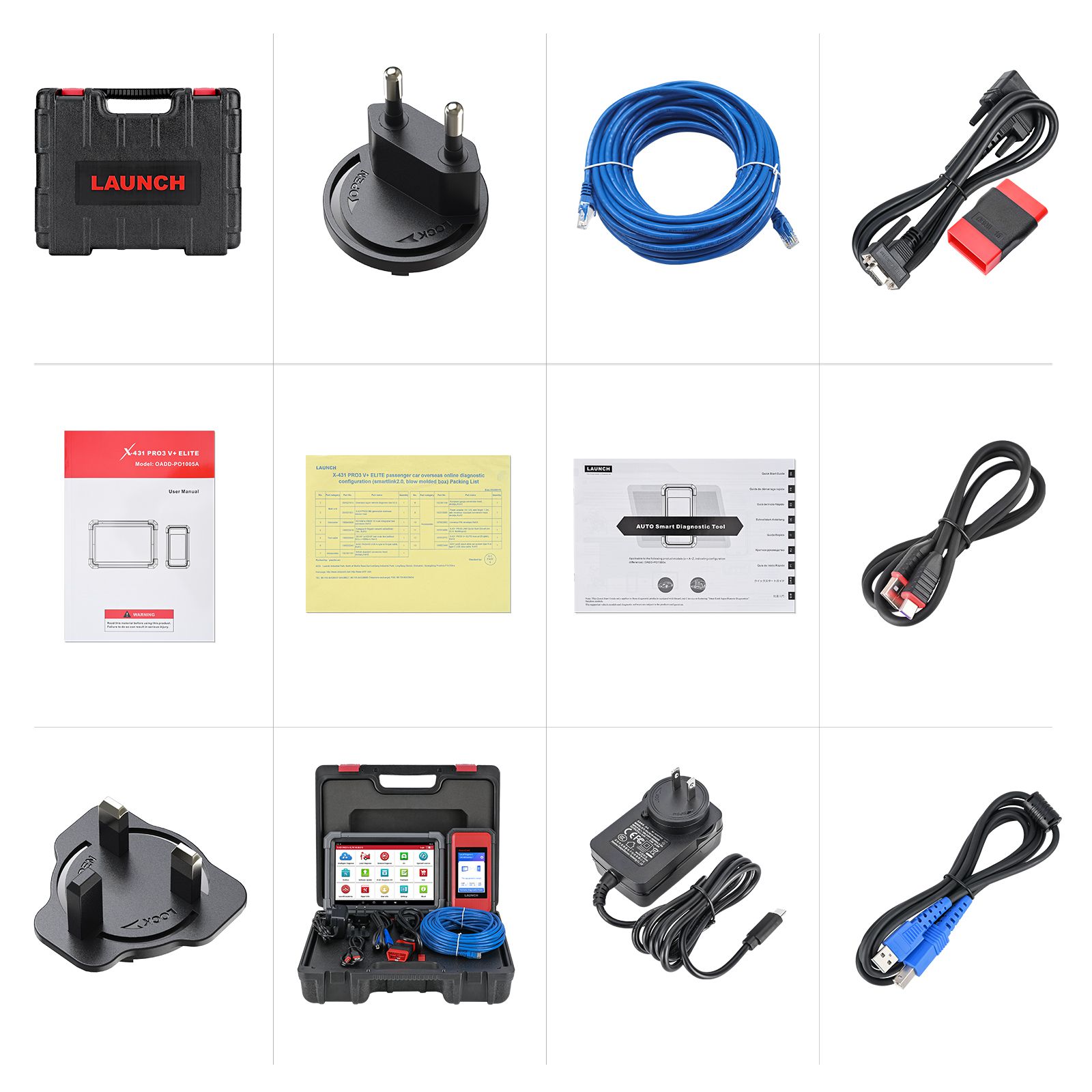 LAUNCH X431 PRO3 V+ ELITE 10.1 inch Diagnostic Tool with SmartLink 2.0 Support CAN 2.0, CANFD, DoIP and J2534 Same as PRO3S+ ELITE