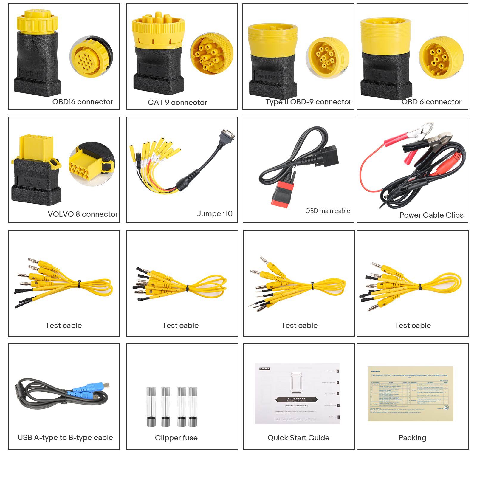 2025 LAUNCH X-431 SmartLink C HD LITE Expansion Package Compatible with X-431 PRO Series (8-inch Tablets) Serial number 98877*****