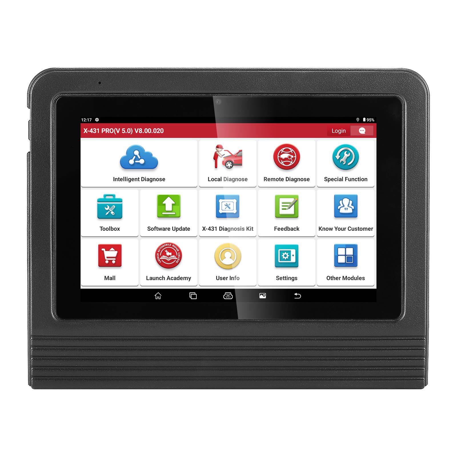 Launch X431 V 5.0 (X431 Pro) 8inch Wifi/Bluetooth Bidirectional Full System Diagnostic Scanner Supports CAN FD DOIP, VAG Guide