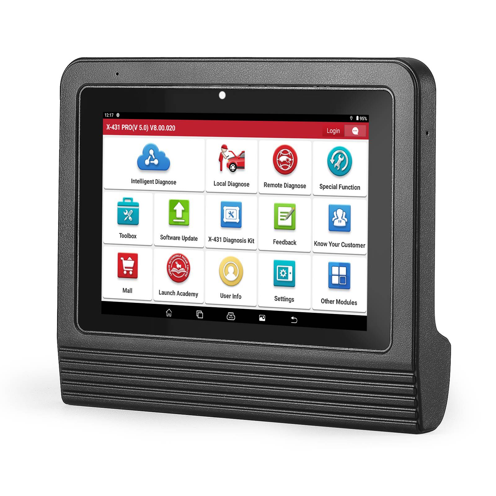 Launch X431 V 5.0 (X431 Pro) 8inch Wifi/Bluetooth Bidirectional Full System Diagnostic Scanner Supports CAN FD DOIP, VAG Guide