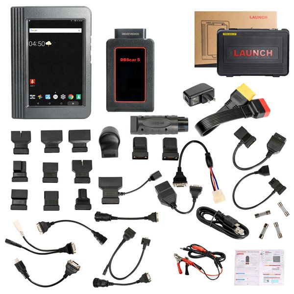 Launch X431 V V5.0 8inch Tablet Wifi/Bluetooth Full System Diagnostic Tool 2 Years Free Update Online