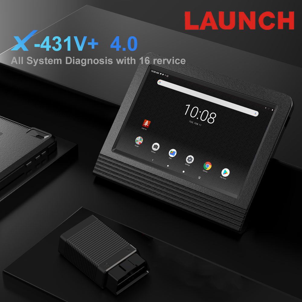 Launch X431 V+ Wifi/Bluetooth 10.1inch Tablet Global Version 1 Years Update Online