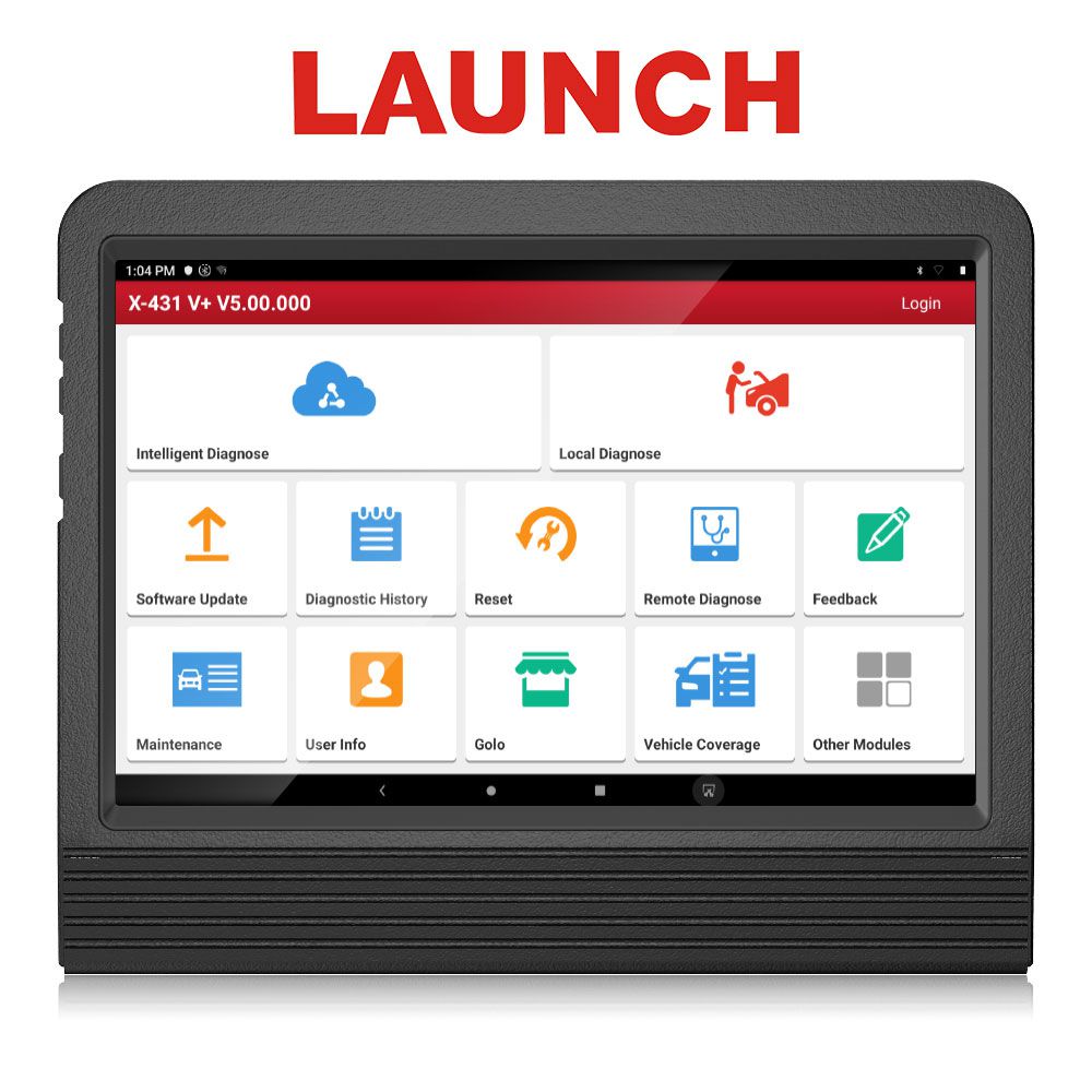 Launch X431 V+ Wifi/Bluetooth 10.1inch Tablet Global Version 1 Years Update Online