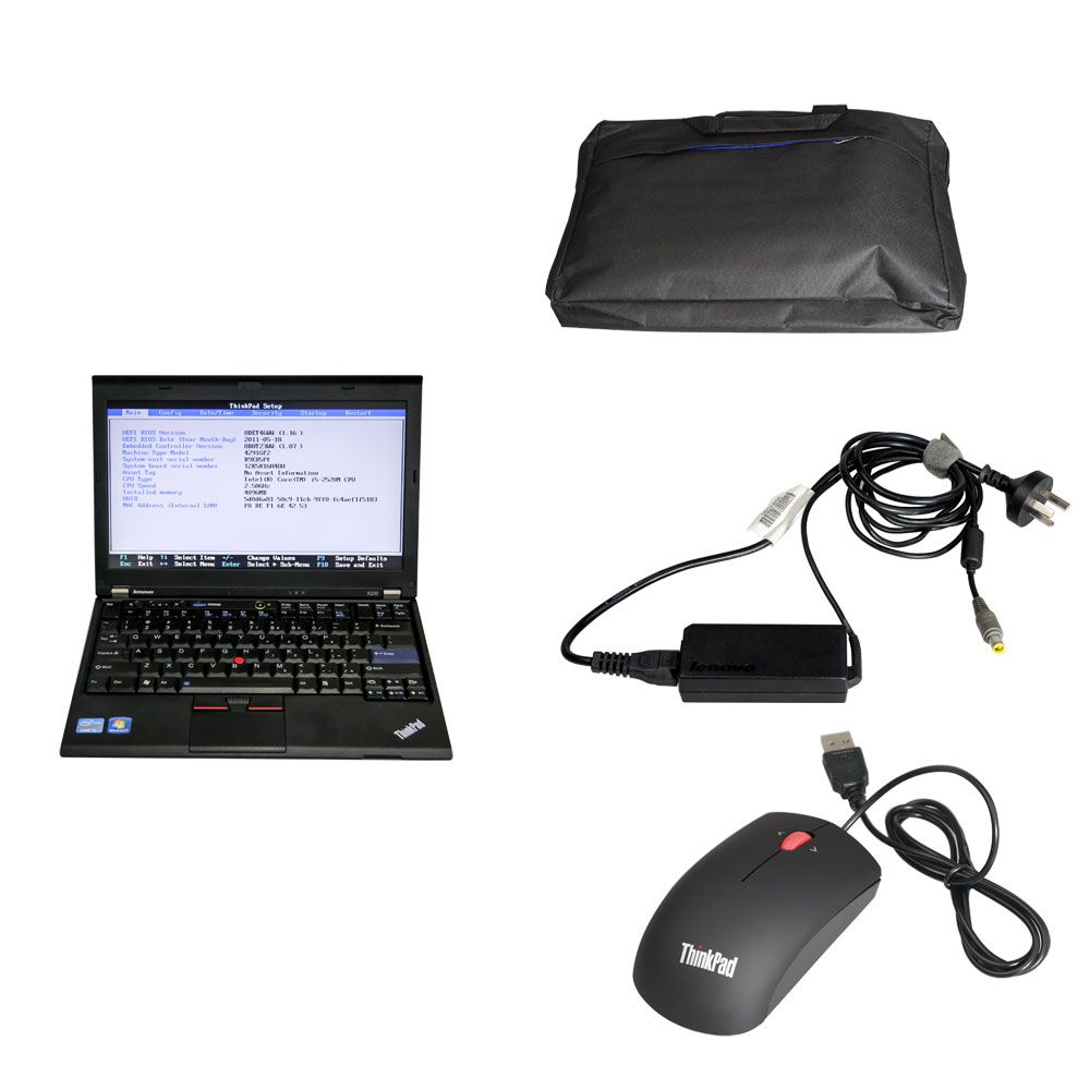 Second Hand Laptop Lenovo X220 I5 CPU 1.8GHz WIFI With 4GB Memory Compatible with BENZ/BMW/Porsche/ODIS Sofware HDD