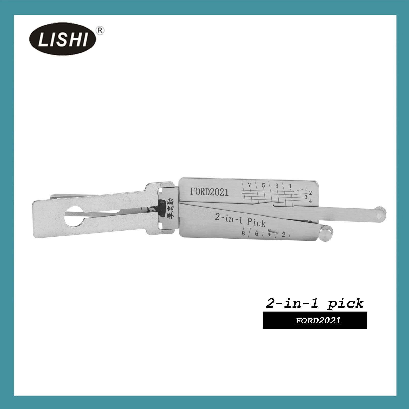 2025 LISHI FORD2021 End Milling Tool Auto Pick and Decoder for Ford