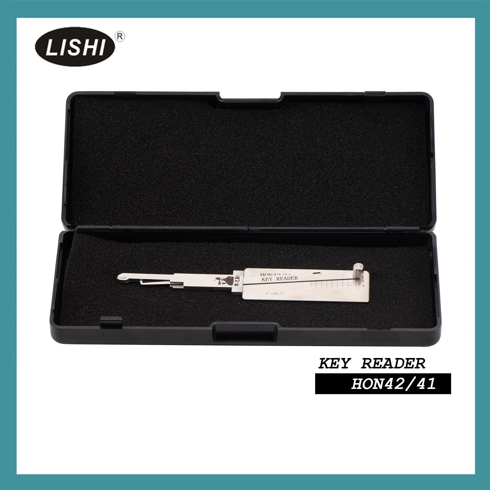 LISHI HON42/41 Flat Milling Tool 2-in-1 Decoder & Pick for Honda Motorcycles