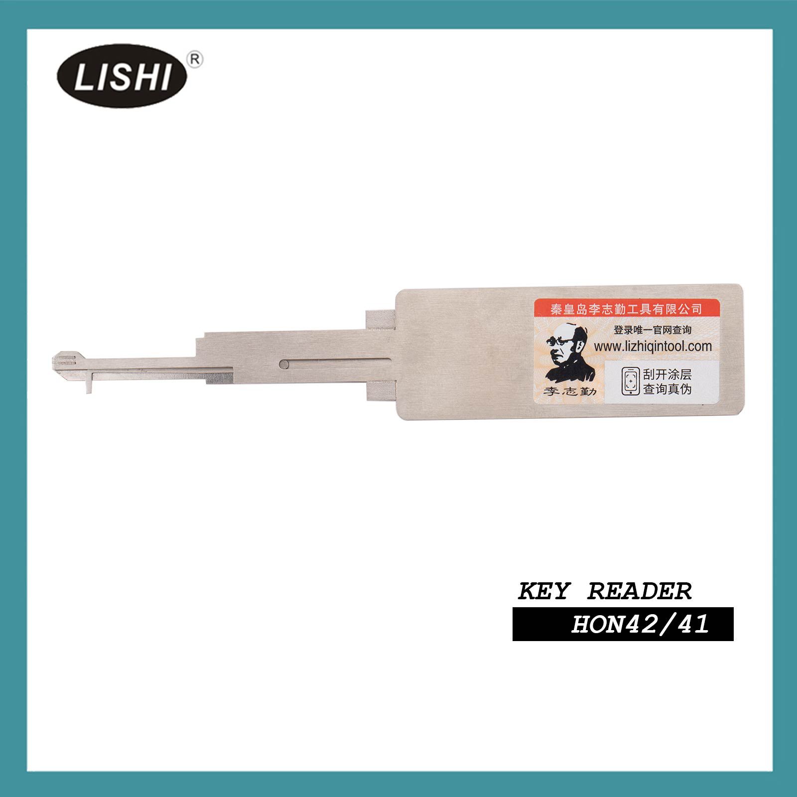 LISHI HON42/41 Flat Milling Tool 2-in-1 Decoder & Pick for Honda Motorcycles