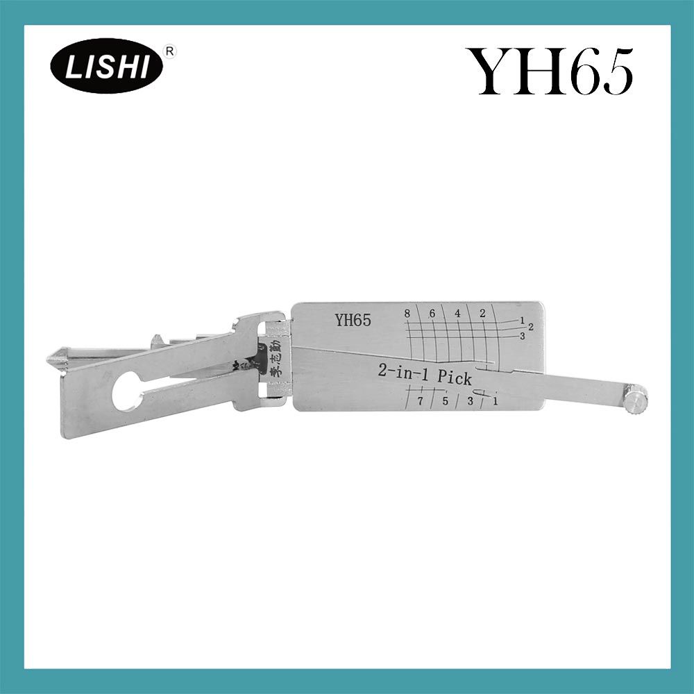 LISHI HY65 2 in 1 Auto Pick and Decoder Locksmith Tool