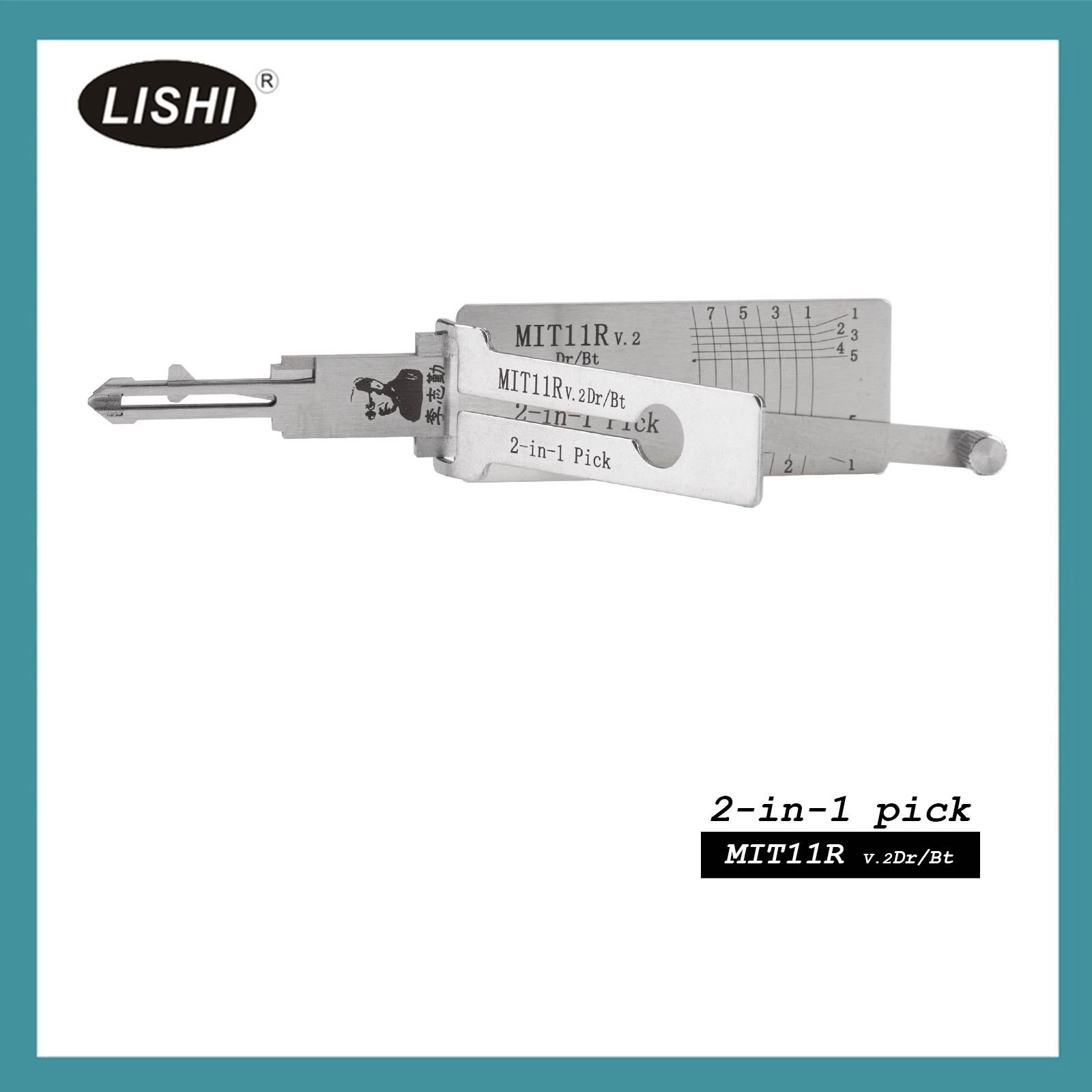LISHI MIT11R Flat Milling Tool Auto Pick and Decoder