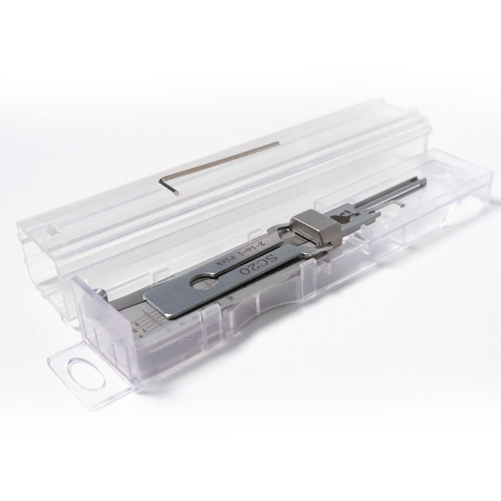 2025 LISHI SC20 Civilian Tool 2-in-1 Pick & Decoder for Schlage L Keyway