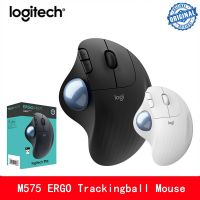 Logitech ERGO M575 Wireless Trackball Ergonomic Mouse 5 Buttons 2000DPI 2.4HZ  Wireless Comfortable Mice 100% Original