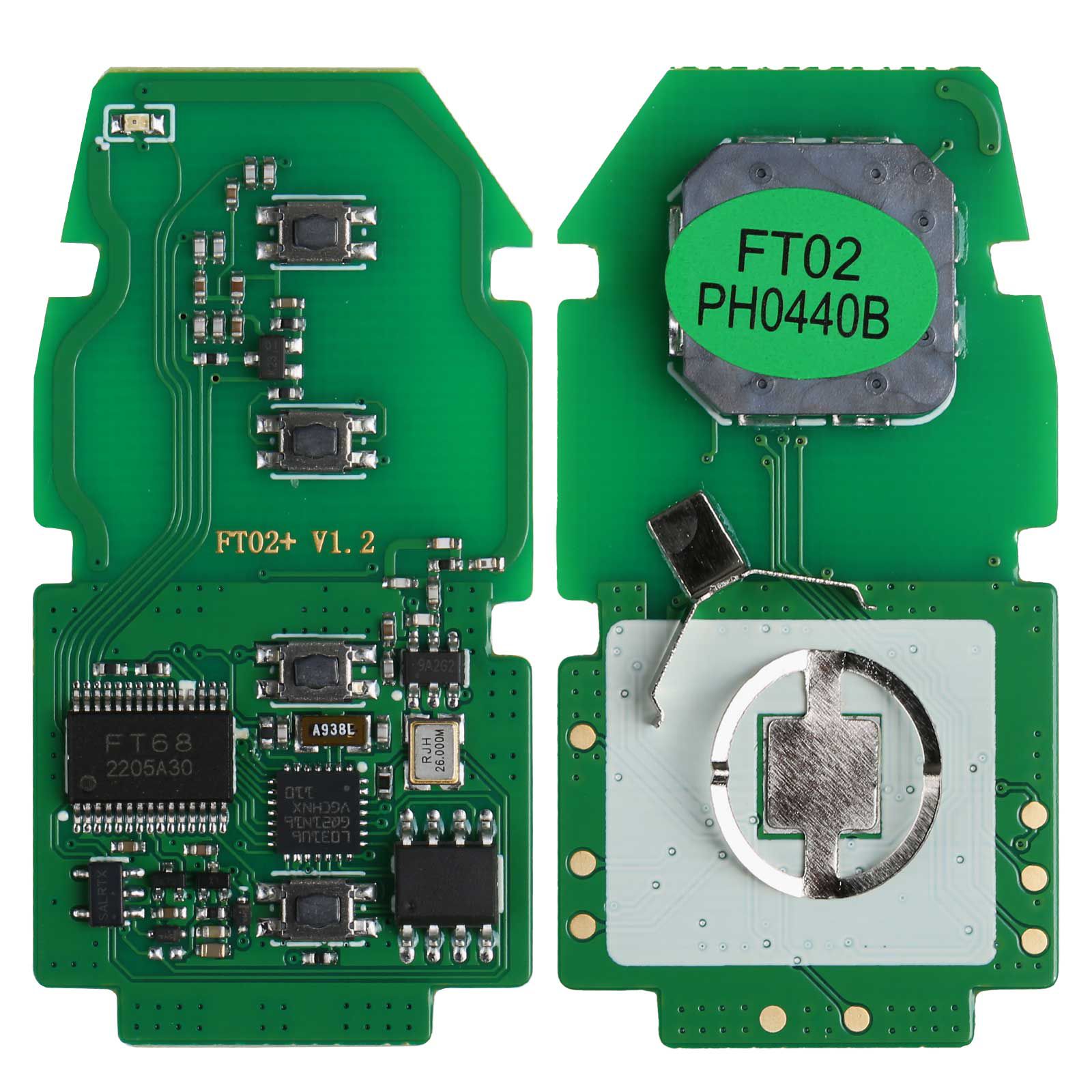 Lonsdor FT02 PH0440B Update Version of FT11-H0410C 312/314 MHz Toyota Smart Key PCB with Shell