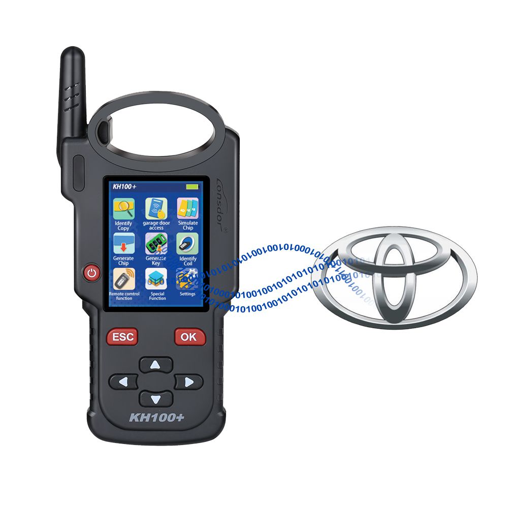 Lonsdor KH100+ Full Featured Key Remote Programmer with Toyota AKL Online Calculation 1 Year Activation